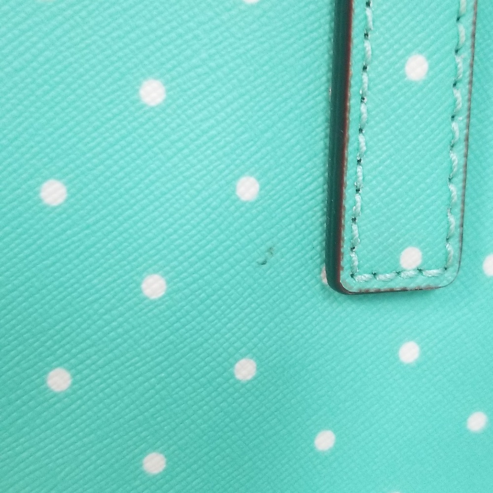 Kate Spade Turquoise Polka Dot Baby Bag - Picture 3 of 6